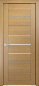 Товар Межкомнатная дверь ЛУ-7 орех (стекло сатинат, 900x2000)