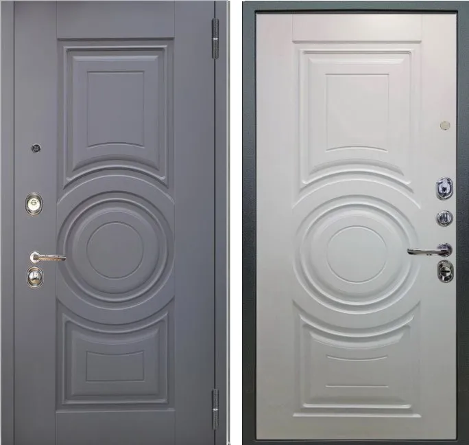 Фото Дверь Аргус ЛЮКС 3К Могадиш-силк-флай  Антик серебро DIS006857